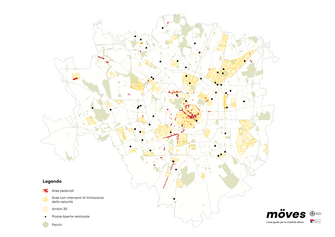 Mappa stato di fatto mobilità pedonale